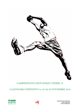 Calendario Definitivo Under 15 2014_15 x sito