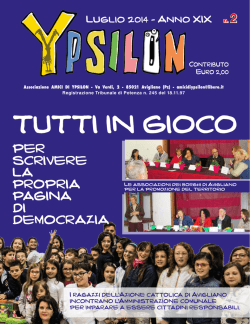 SCARICA YPSILON 2 .2014 - peso 4.557 Kb