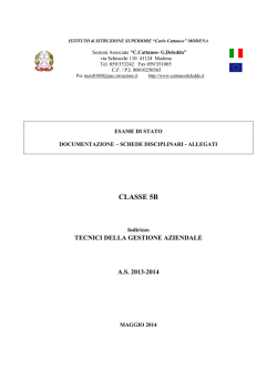 CLASSE 5B - Cattaneo