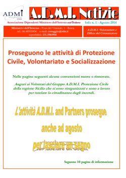Undici pagine di Informazioni A.D.M.I. and Partners