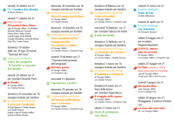 domenica 30 novembre ore 16 rassegna teatrale per bambini La