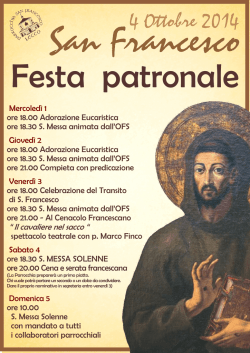 “ Il cavaliere nel sacco “ - parrocchiasanfrancescolecco.it