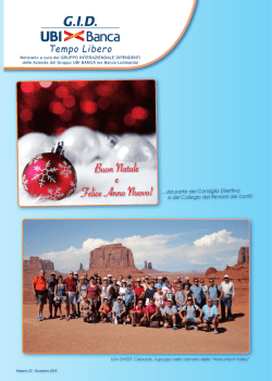 Dicembre 2014 - GID UBI Banca