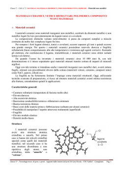 Materiali non metallici - itis galileo galilei conegliano
