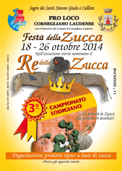 sagra zucca - Comune di Cornegliano Laudense