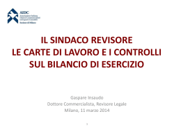 Materiale didattico - Dott. Gaspare Insaudo