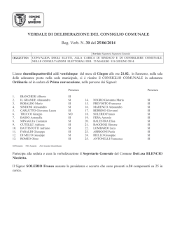 Atto di proclamazione