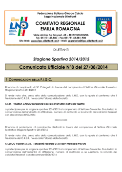 Comunicato n.08 - FIGC CRER