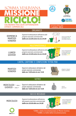 CARTA, CARTONE E CONFEZIONI TETRA PAK MULTIMATERIALE