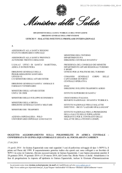 confermata in guinea equatoriale e legata al focolaio in camerun
