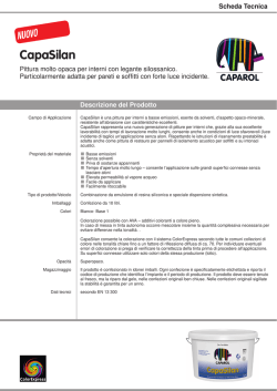 CapaSilan - Scheda tecnica