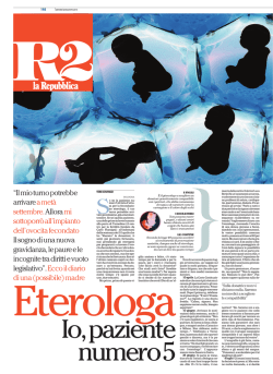 Eterologa: io, la paziente n. 5