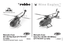 BO 105 Red Bull CP FTR RTF 2,4 GHz Solo Pro 135 BO 105 Military