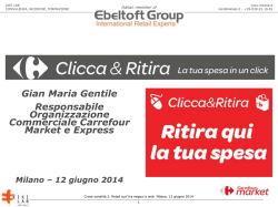 Il nuovo Clicca e Ritira di Carrefour