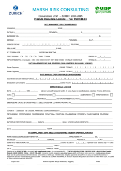 Modulo denuncia infortuni