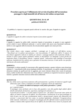 Quesiti 26-69 - Aeroporto di Cagliari