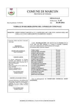 Leggi - Comune di Marcon