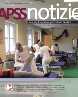 apss notizie, n. 3, anno 13 - Azienda Provinciale per i Servizi Sanitari