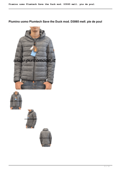 Piumino uomo Plumtech Save the Duck mod. D3065 mell. pie de poul