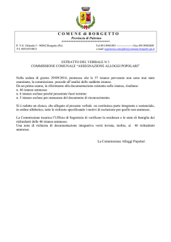 C O M U N E  di B O R G E T T O