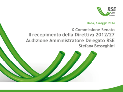 29 Maggio 2012 Definizione progetti POA 2012 Stefano Besseghini