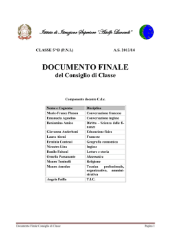 DOCUMENTO FINALE