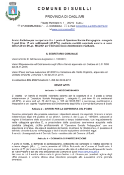 Bando e modulistica