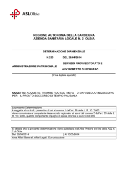 Determina n. 0285 del 28 aprile 2014 [file]