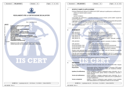 Regolamento per la certificazione dei saldatori