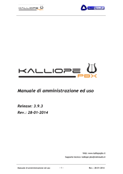 Kalliope PBX: