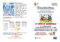 Bando del torneo - La Mongolfiera