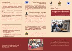 Clicca qui per aprire la presentazione delle proposte didattiche del