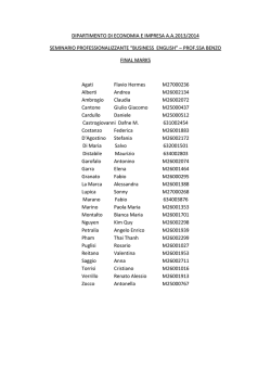 Business English_risultati