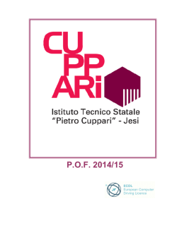 P.O.F. 2014/15 - ITCG Cuppari
