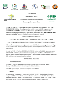 Scarica Programma - Comune di Sennori