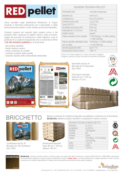 scheda A4 red pellet
