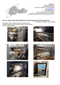 RIF 101 TECNA, MECA MULTINEEDLE ROTATIVE