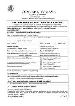 Documentazione di Gara