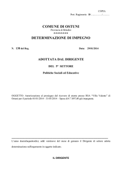 adottata dal dirigente