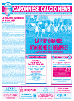 Numero 15 - Caronnese