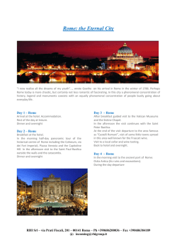 Rome: the Eternal City
