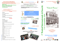 1&deg; Festival Internazionale di Scacchi