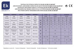 centrales de potencia compactas ca 422, ca 383, ca 402 sat