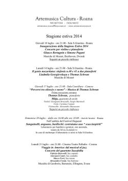 Scarica il programma 2014 cronologico