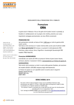 Promozione - Snaidero