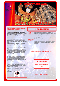 6&deg; COPPA CARNEVALE