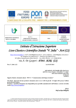 IL DIRIGENTE SCOLASTICO