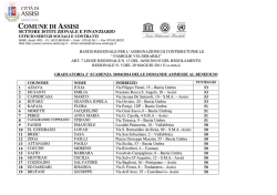 2 graduatoria x albo - Comune di Bastia Umbra