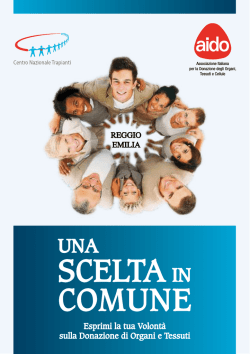 Pieghevole Una scelta in Comune - Reggio Emilia (Pdf-302Kb)