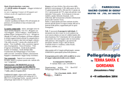 Scarica la brochure - Parrocchia Sacro Cuore di Ges&ugrave;